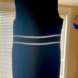 Black and white, dress and blazer